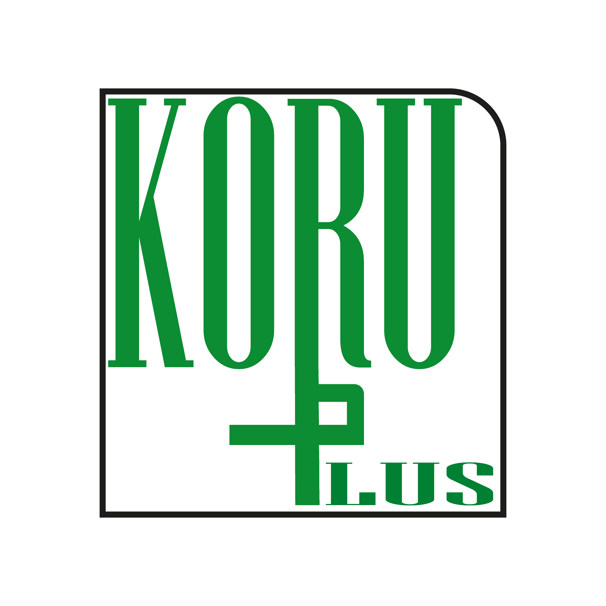 Koru Plus logo